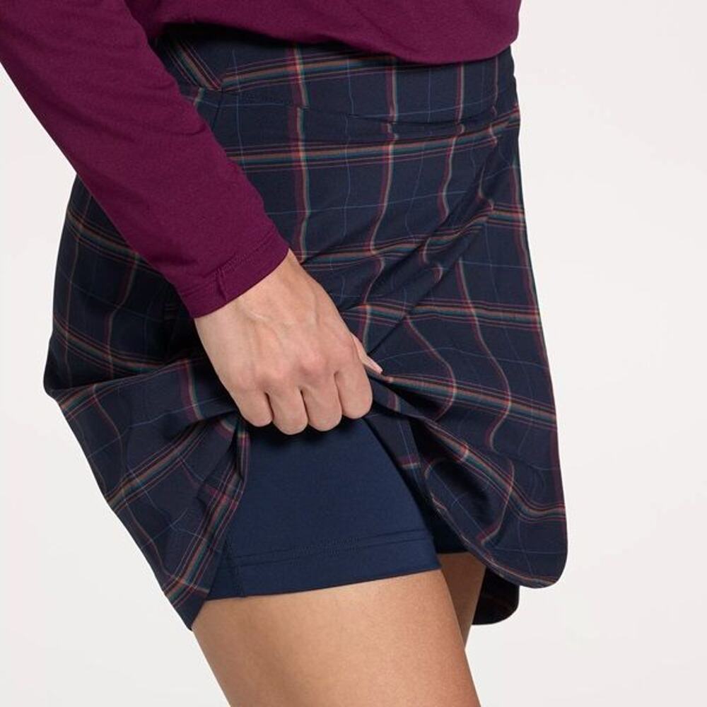 NWT Walter Hagen Lady Hagen Women's Clubhouse 17” Plaid Golf Skort Size 6 - Picture 3 of 10